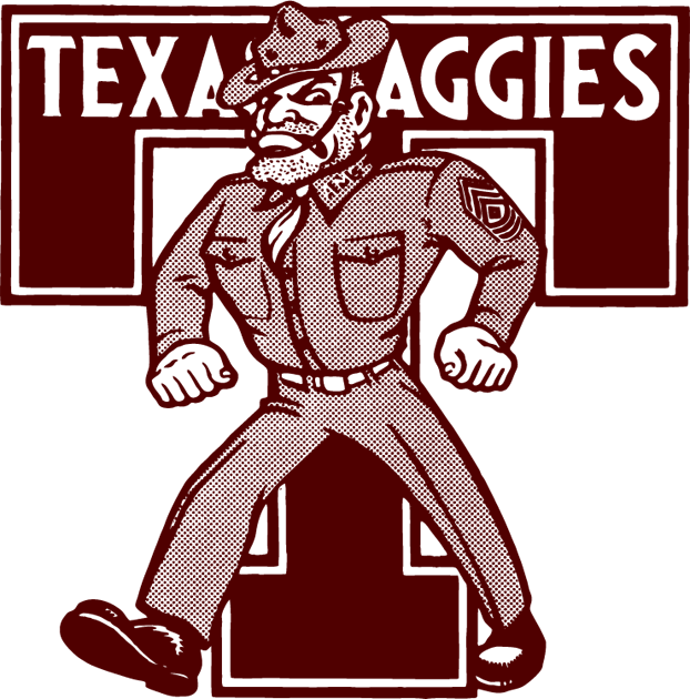 Texas A&M Aggies 1972-1980 Primary Logo iron on transfers for fabric